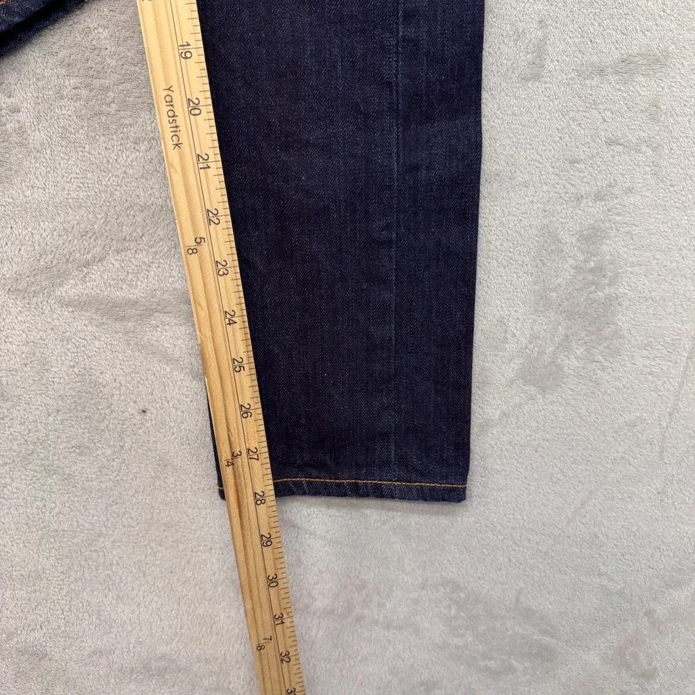 Nudie Jeans Mens 26x30 Blue Thin Finn‎ Dry Flat Selvage Indigo Wash Slim Preppy